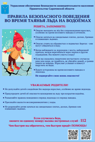 Правила безопасного поведения на льду.